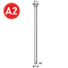 5000 Pointes fines BRADS DA-64 MM INOX - ASLAFIX - 6DA649