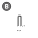 5000 AGRAFES E-15 CLAIRES - ASLAFIX - 6E-153