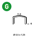 5000 AGRAFES FB-06 GALVA - ASLAFIX - 6FB061