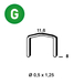 5000 AGRAFES FB-08 GALVA - ASLAFIX - 6FB081