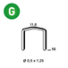 5000 AGRAFES FB-10 GALVA - ASLAFIX - 6FB101