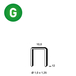 7800 AGRAFES G-12 GALVA - ASLAFIX - 6G-121
