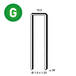 2600 AGRAFES G-38 GALVA - ASLAFIX - 6G-381