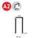 2400 AGRAFES GB-22 DIVERINOX - ASLAFIX - 6GB228