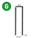 5000 AGRAFES GB-40 GALVA RÉSINÉES - ASLAFIX - 6GB401