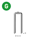 11500 AGRAFES GX-35 GALVA - ASLAFIX - 6GX351