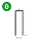 9800 AGRAFES GX-41 GALVA - ASLAFIX - 6GX411
