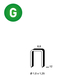 10000 AGRAFES H-12 GALVA - ASLAFIX - 6H-121
