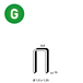 10000 AGRAFES H-15 GALVA - ASLAFIX - 6H-151