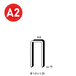 6200 AGRAFES H-18 INOX - ASLAFIX - 6H-189