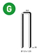 10000 AGRAFES H-35 GALVA - ASLAFIX - 6H-351