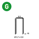 1400 AGRAFES HB-16 GALVA - ASLAFIX - 6HB161