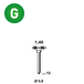 20000 POINTES MICROPointes fines BRADS JA-13 MM - ASLAFIX - 6JA131
