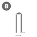 10000 AGRAFES L-38 CLAIRES - ASLAFIX - 6L-383