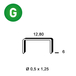 10000 AGRAFES P-06 GALVA - ASLAFIX - 6P-061