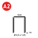 3000 AGRAFES PF-14 INOX - ASLAFIX - 6PF149