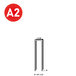7500 AGRAFES Q-45 INOX - ASLAFIX - 6Q-459