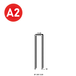 7500 AGRAFES Q-50 INOX - ASLAFIX - 6Q-509
