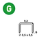 5000 AGRAFES SP-06 GALVA - ASLAFIX - 6SP061