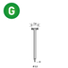 10000 POINTES T-38 GALVA - ASLAFIX - 6T-382