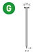 10000 POINTES T-60 GALVA - ASLAFIX - 6T-602