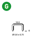 10000 AGRAFES VF-06 GALVA - ASLAFIX - 6VF061
