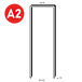 3300 AGRAFES WD-75 INOX A2 - ASLAFIX - 6WD759