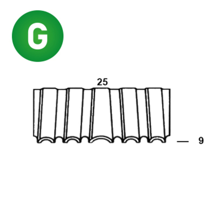 18000 AGRAFES CROCO WN-09 / 25 - ASLAFIX - 6WN091