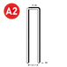 9500 AGRAFES Z-50 INOX - ASLAFIX - 6Z-509