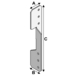 ANCRE DE PANNE 210 X 2,0 - ASLAFIX - AP03032220