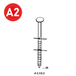 10800 COILS BO 21/23 X 45 ANNELÉES INOX TB - ASLAFIX - BO-21458