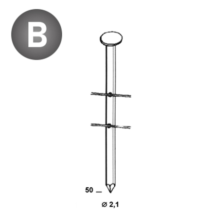 15600 COILS BO 21 X 50 LISSES - ASLAFIX - BO-21501