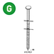 11700 COILS BO 21/23 X 55 ANNELÉES GALVA - ASLAFIX - BO-21556