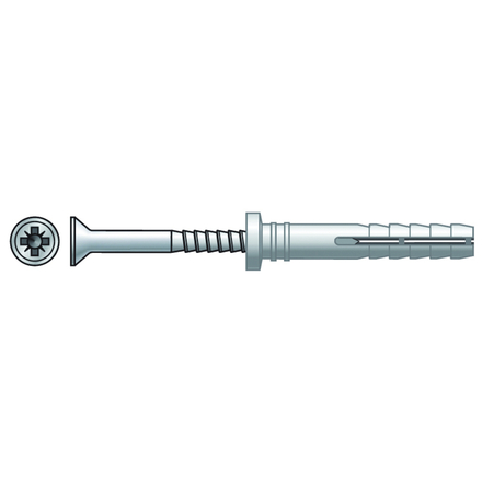 CHEVILLE À FRAPPER NHS 6-40 TP BLISTER 50 pièces - ASLAFIX - CF06040PBL