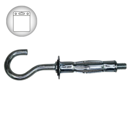 CHEVILLE VERROU HWA 4-32 PITON BLISTER DE 25 pièces - ASLAFIX - CV04032RBL