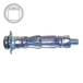 CHEVILLE VERROU HWA 4-46 BLISTER DE 25 pièces - ASLAFIX - CV04046BL