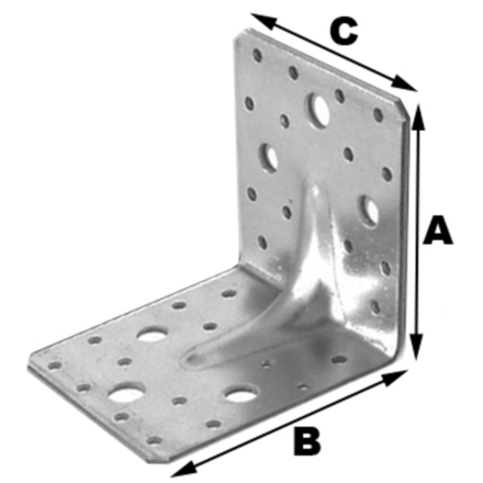 ÉQUERRE RENFORCÉE 170X110X95X3,0 - ASLAFIX - ER17110930