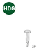 6000 COILS S 2,5X27 ACIER HDG - ASLAFIX - FAP27V5