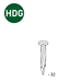 6000 COILS S 2,5X32 ACIER HDG - ASLAFIX - FAP32V5
