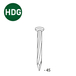 6000 COILS S 2,5X45 ACIER HDG - ASLAFIX - FAP45V5