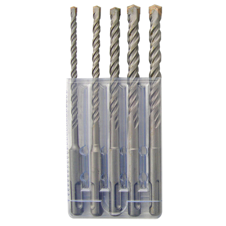 COFFRET DE 5 FORETS BÉTON 2T SDS+ (5-6-8-10-12/160) - ASLAFIX - FORETS5B