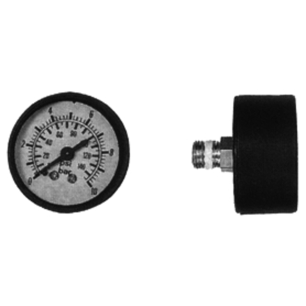 MANOMÈTRE SEUL 0 À 12 BARS 1/4 - ASLAFIX - MS41012