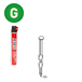 PACK 20° 2,9 X 50 ANNELÉE GALVANISÉE - 2200 POINTES + 2 GAZ - ASLAFIX - P2029506