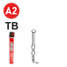 PACK 20° 2,9 X 50 ANNELÉE INOX TB - 2200 POINTES + 2 GAZ - ASLAFIX - P2029508
