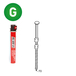 PACK 20° 2,9 X 70 ANNELÉE GALVANISÉE - 2200 POINTES + 2 GAZ - ASLAFIX - P2029706