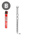 PACK 20° 3,1 X 80 TORSADÉES - 2200 POINTES + 2 GAZ - ASLAFIX - P2031803