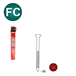 PACK SCRAIL 34° 2,5X50 ROUGE - 2200 POINTES + 2 GAZ - ASLAFIX - P342550FSR