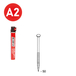 PACK 34° 2,8 X 50 ANNELÉE INOX - 2200 POINTES + 2 GAZ - ASLAFIX - P3428509