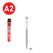 PACK 34° 2,8 X 63 ANNELÉE INOX - 2200 POINTES + 2 GAZ - ASLAFIX - P3428639