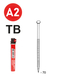 PACK 34° 2,8 X 70 ANNELÉE INOX TB - 2200 POINTES + 2 GAZ - ASLAFIX - P3428708